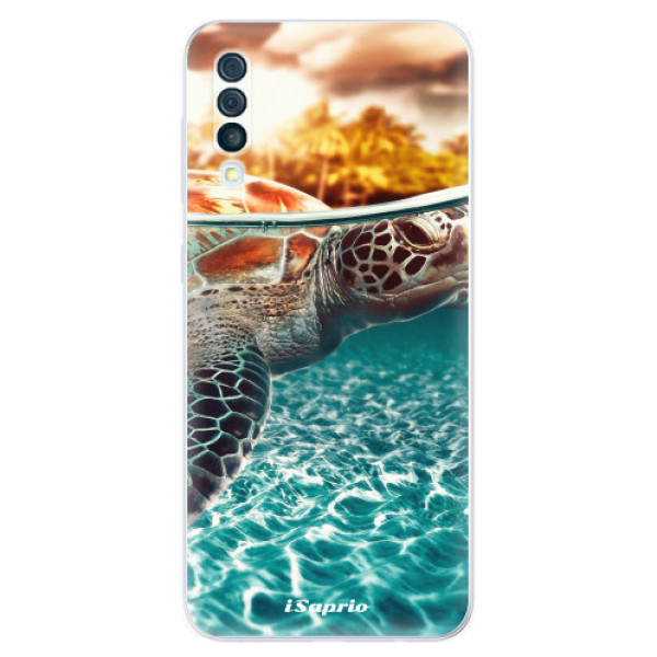 Odolné silikónové puzdro iSaprio - Turtle 01 - Samsung Galaxy A50