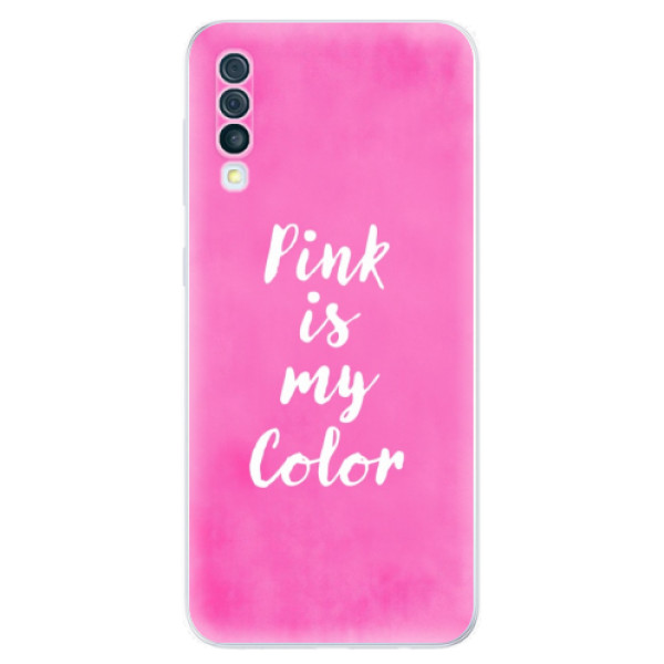 Odolné silikónové puzdro iSaprio - Pink is my color - Samsung Galaxy A50