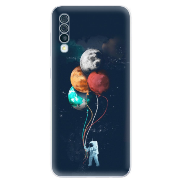 Odolné silikónové puzdro iSaprio - Balloons 02 - Samsung Galaxy A50