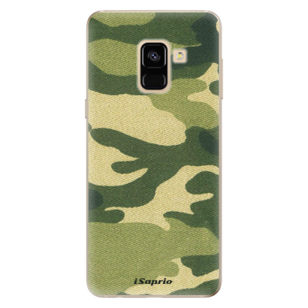 Odolné silikónové puzdro iSaprio - Green Camuflage 01 - Samsung Galaxy A8 2018