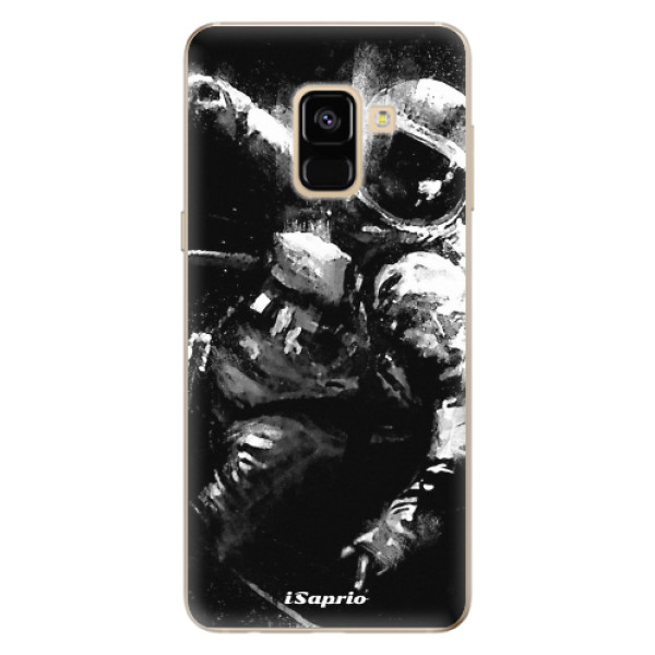 Odolné silikónové puzdro iSaprio - Astronaut 02 - Samsung Galaxy A8 2018