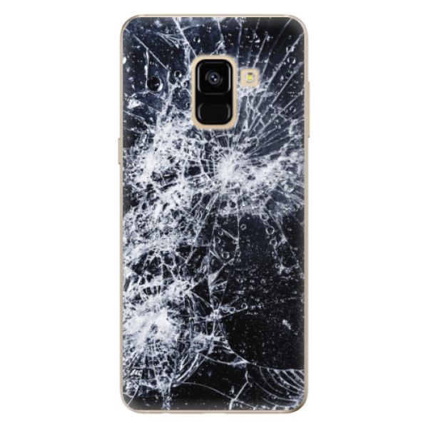 Odolné silikónové puzdro iSaprio - Cracked - Samsung Galaxy A8 2018