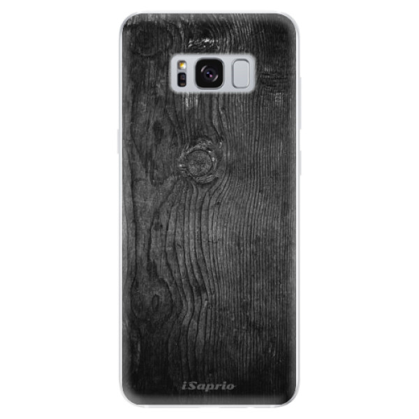 Odolné silikónové puzdro iSaprio - Black Wood 13 - Samsung Galaxy S8