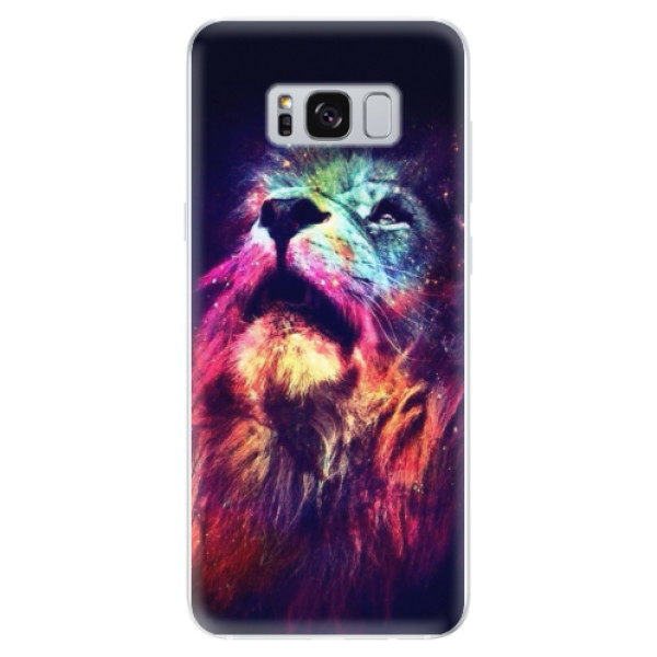 Odolné silikónové puzdro iSaprio - Lion in Colors - Samsung Galaxy S8