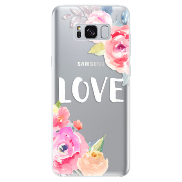 Odolné silikónové puzdro iSaprio - Love - Samsung Galaxy S8