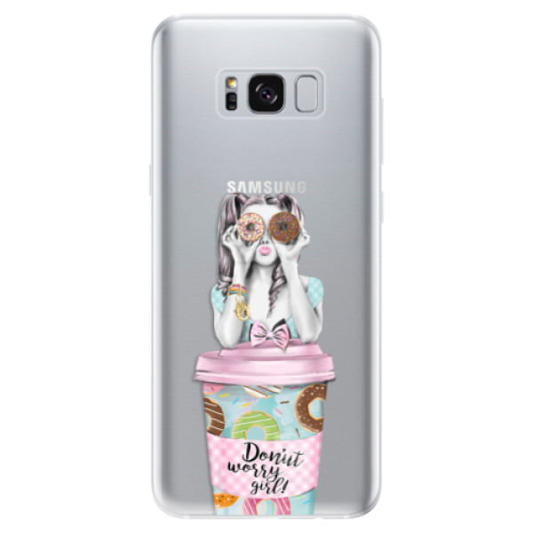 Odolné silikónové puzdro iSaprio - Donut Worry - Samsung Galaxy S8
