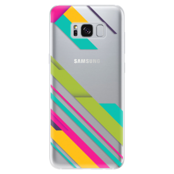 Odolné silikónové puzdro iSaprio - Color Stripes 03 - Samsung Galaxy S8
