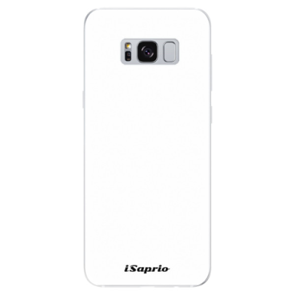 Odolné silikónové puzdro iSaprio - 4Pure - bílý - Samsung Galaxy S8