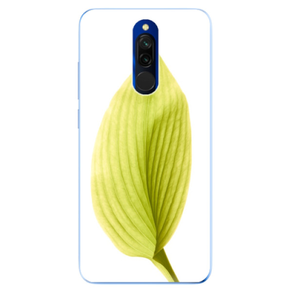 Odolné silikónové puzdro iSaprio - Green Leaf - Xiaomi Redmi 8