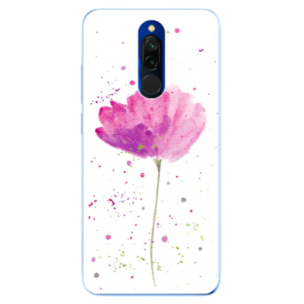 Odolné silikónové puzdro iSaprio - Poppies - Xiaomi Redmi 8