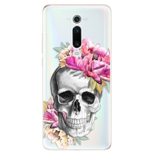 Odolné silikónové puzdro iSaprio - Pretty Skull - Xiaomi Mi 9T Pro