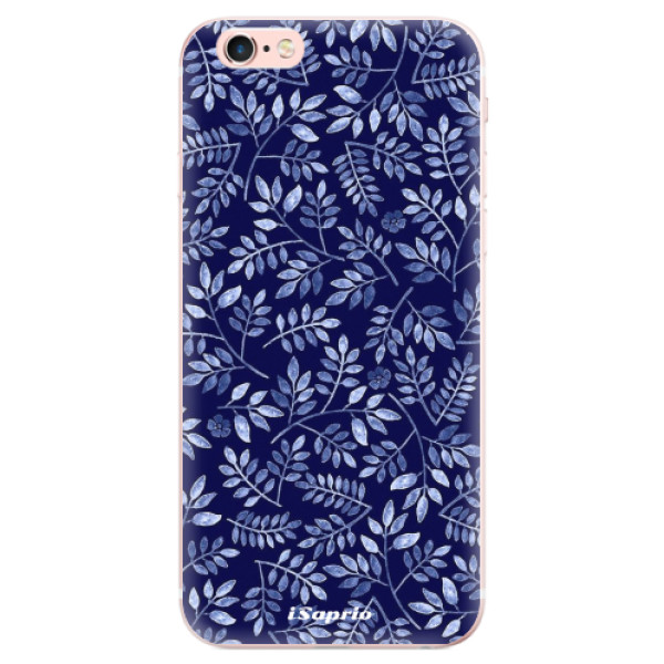 Odolné silikónové puzdro iSaprio - Blue Leaves 05 - iPhone 6 Plus/6S Plus