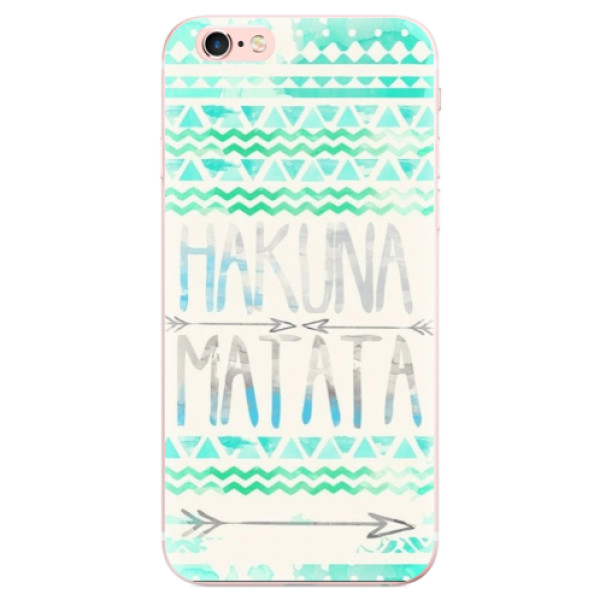 Odolné silikónové puzdro iSaprio - Hakuna Matata Green - iPhone 6 Plus/6S Plus