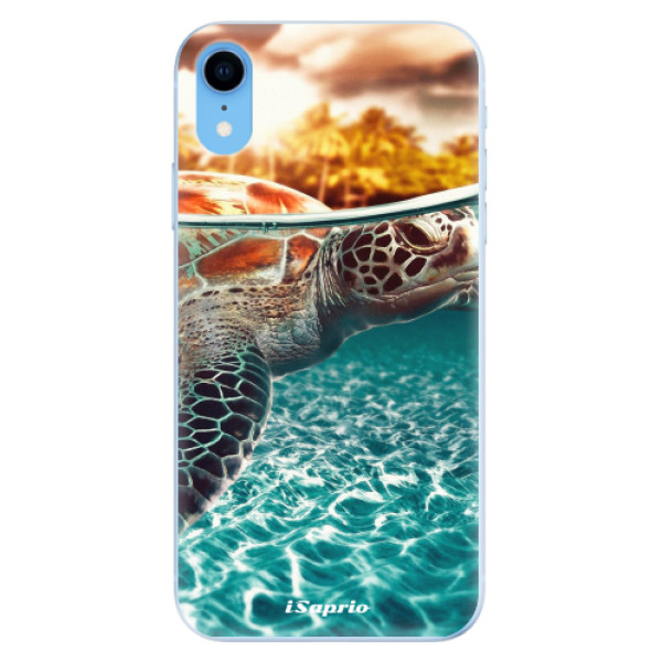 Odolné silikónové puzdro iSaprio - Turtle 01 - iPhone XR