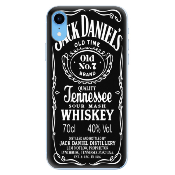 Odolné silikónové puzdro iSaprio - Jack Daniels - iPhone XR