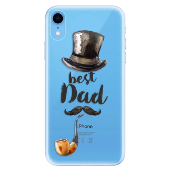 Odolné silikónové puzdro iSaprio - Best Dad - iPhone XR