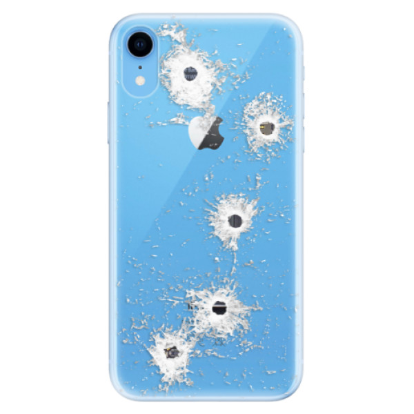 Odolné silikónové puzdro iSaprio - Gunshots - iPhone XR