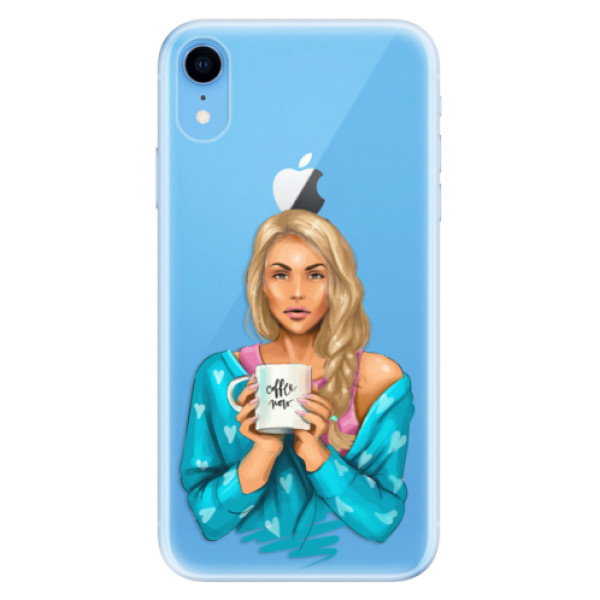 Odolné silikónové puzdro iSaprio - Coffe Now - Blond - iPhone XR