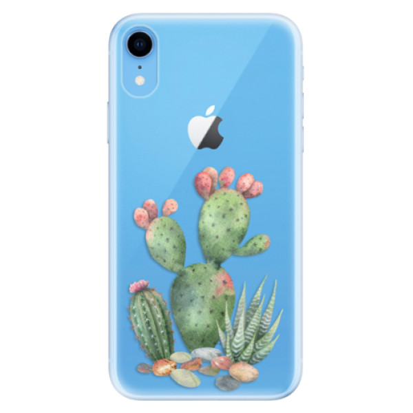Odolné silikónové puzdro iSaprio - Cacti 01 - iPhone XR