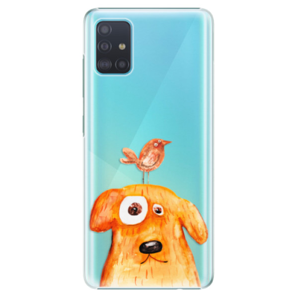 Plastové puzdro iSaprio - Dog And Bird - Samsung Galaxy A51