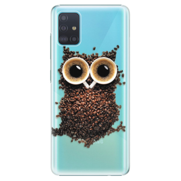 Plastové puzdro iSaprio - Owl And Coffee - Samsung Galaxy A51