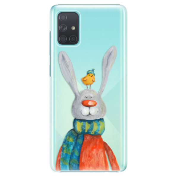 Plastové puzdro iSaprio - Rabbit And Bird - Samsung Galaxy A71