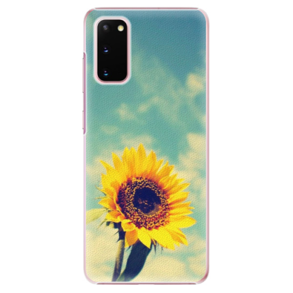 Plastové puzdro iSaprio - Sunflower 01 - Samsung Galaxy S20