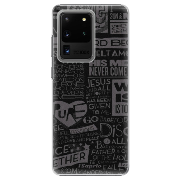 Plastové puzdro iSaprio - Text 01 - Samsung Galaxy S20 Ultra