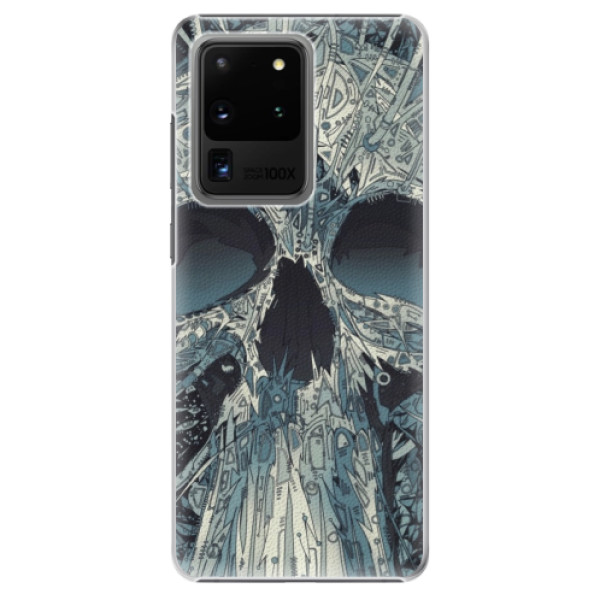Plastové puzdro iSaprio - Abstract Skull - Samsung Galaxy S20 Ultra