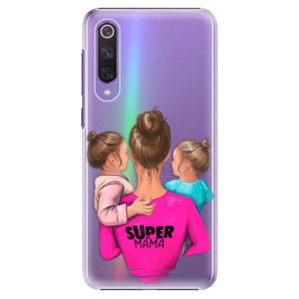 Plastové puzdro iSaprio - Super Mama - Two Girls - Xiaomi Mi 9 SE
