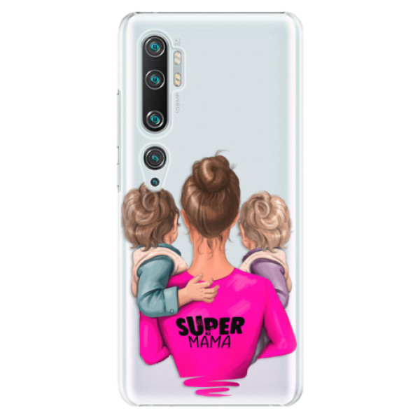 Plastové puzdro iSaprio - Super Mama - Two Boys - Xiaomi Mi Note 10 / Note 10 Pro