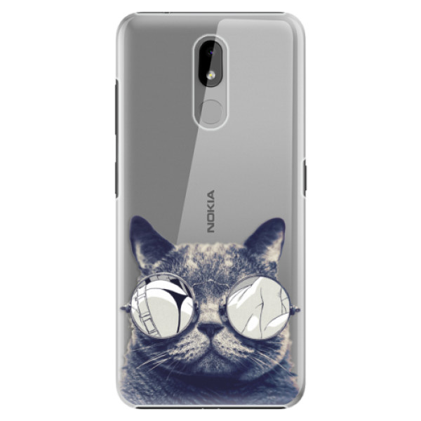 Plastové puzdro iSaprio - Crazy Cat 01 - Nokia 3.2