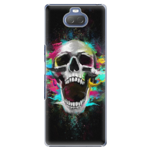 Plastové puzdro iSaprio - Skull in Colors - Sony Xperia 10 Plus