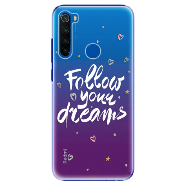 Plastové puzdro iSaprio - Follow Your Dreams - white - Xiaomi Redmi Note 8T