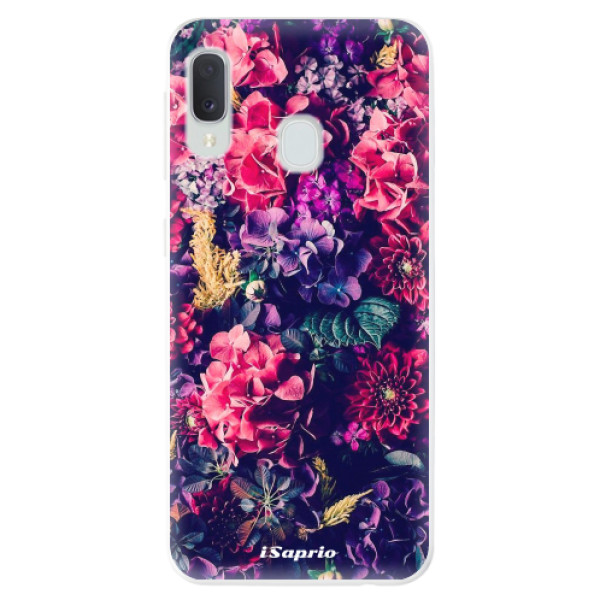 Odolné silikónové puzdro iSaprio - Flowers 10 - Samsung Galaxy A20e