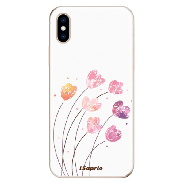Odolné silikónové puzdro iSaprio - Flowers 14 - iPhone XS
