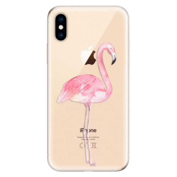 Odolné silikónové puzdro iSaprio - Flamingo 01 - iPhone XS