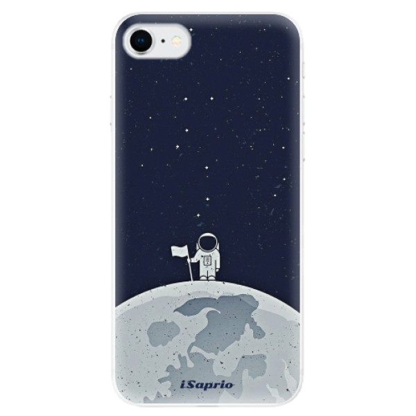Odolné silikónové puzdro iSaprio - On The Moon 10 - iPhone SE 2020