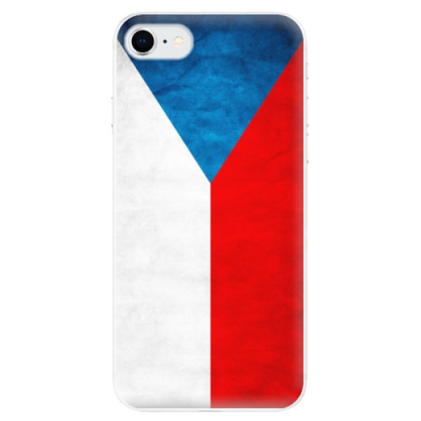 Odolné silikónové puzdro iSaprio - Czech Flag - iPhone SE 2020