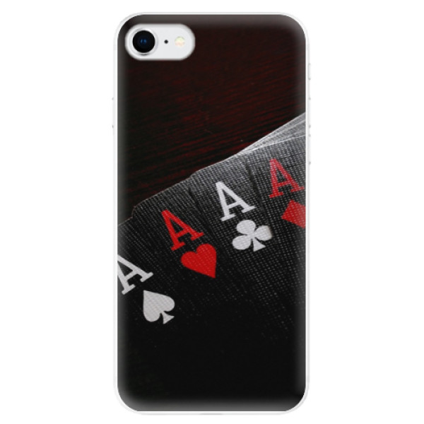 Odolné silikónové puzdro iSaprio - Poker - iPhone SE 2020