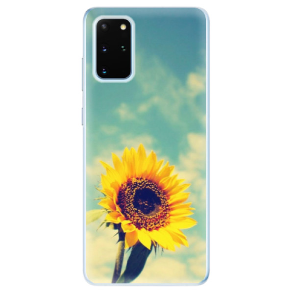 Odolné silikónové puzdro iSaprio - Sunflower 01 - Samsung Galaxy S20+