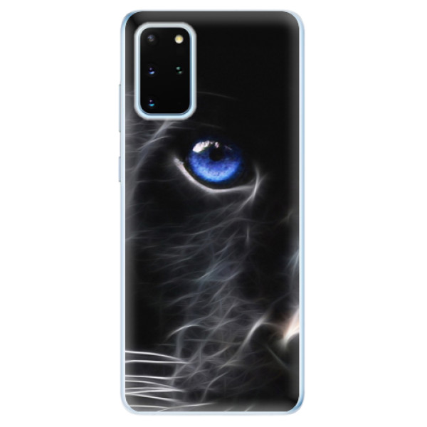 Odolné silikónové puzdro iSaprio - Black Puma - Samsung Galaxy S20+