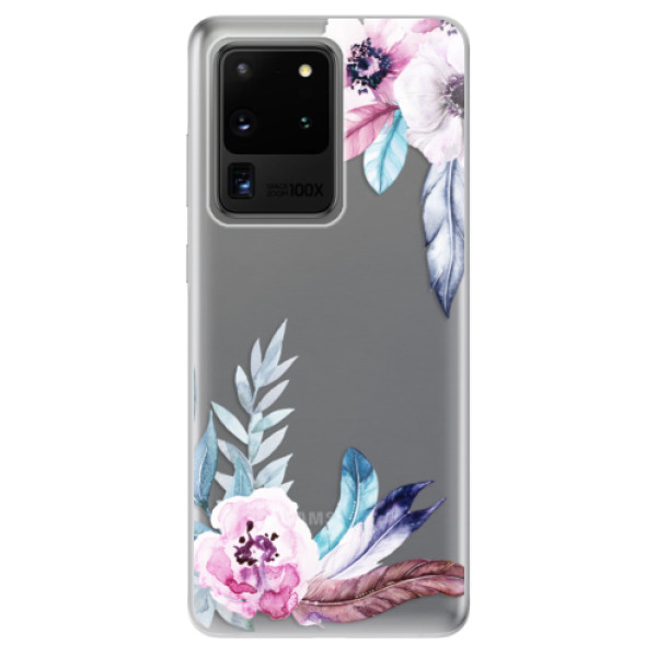 Odolné silikónové puzdro iSaprio - Flower Pattern 04 - Samsung Galaxy S20 Ultra