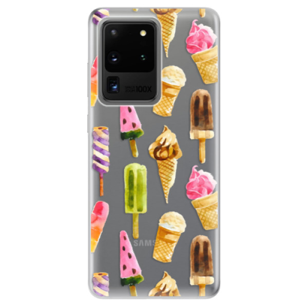 Odolné silikónové puzdro iSaprio - Ice Cream - Samsung Galaxy S20 Ultra