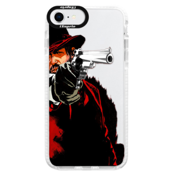 Silikónové puzdro Bumper iSaprio - Red Sheriff - iPhone SE 2020