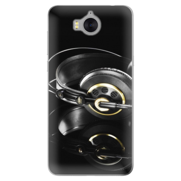 Odolné silikónové puzdro iSaprio - Headphones 02 - Huawei Y5 2017 / Y6 2017