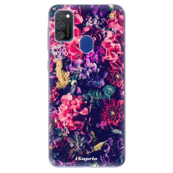 Odolné silikónové puzdro iSaprio - Flowers 10 - Samsung Galaxy M21