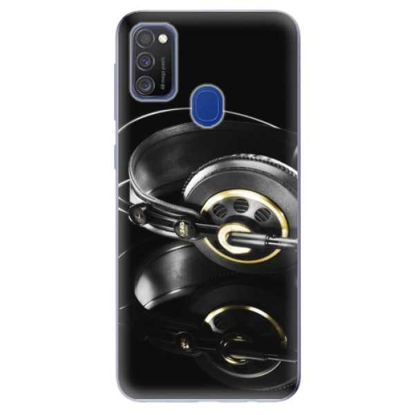 Odolné silikónové puzdro iSaprio - Headphones 02 - Samsung Galaxy M21