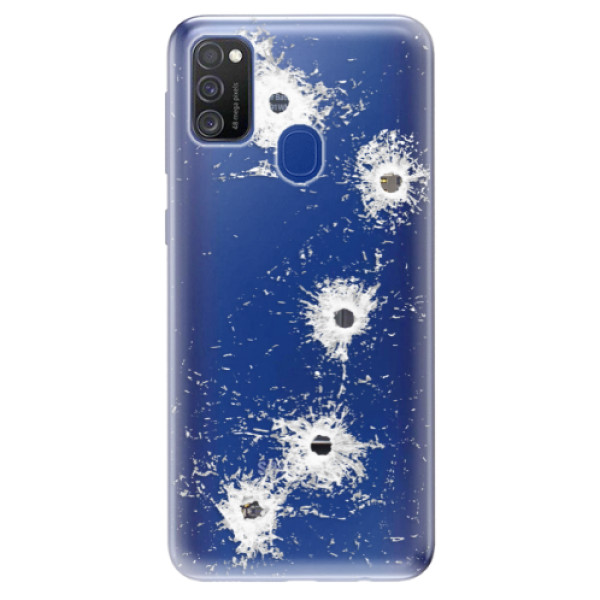 Odolné silikónové puzdro iSaprio - Gunshots - Samsung Galaxy M21