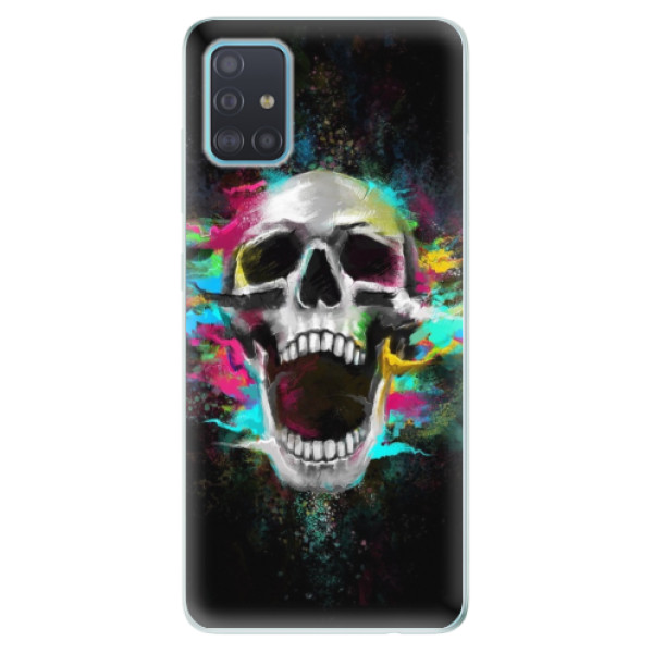 Odolné silikónové puzdro iSaprio - Skull in Colors - Samsung Galaxy A51